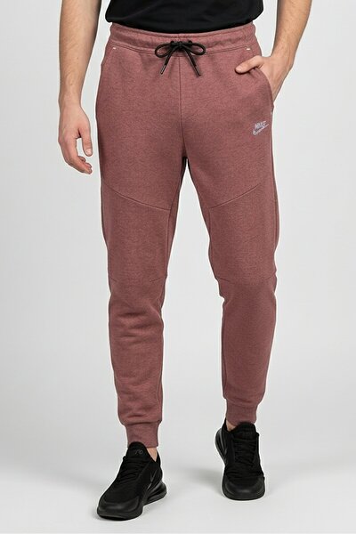 Nike Men Slim Fit Running Sweatpants, Red