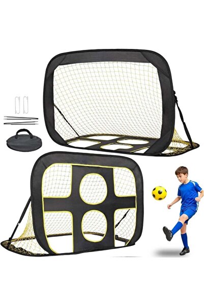 Arabest 2-in-1 Kids Soccer Goal,Portable Pop-Up Football Net for Backyard,Age...