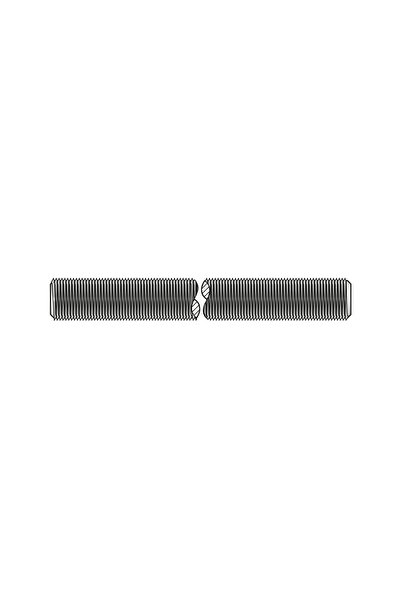 Rocast Set 2 x Tija Filetata 1m din 975 PLASTIC -M8 0975781S