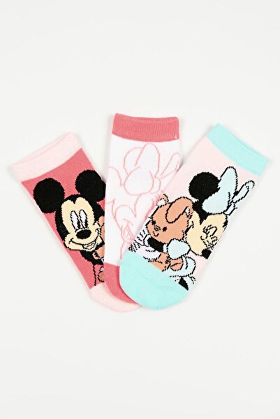 Disney Παιδικές Κάλτσες για Κορίτσι Minnie Mouse Χρώματος Πολύχρωμo EZO6023.P...