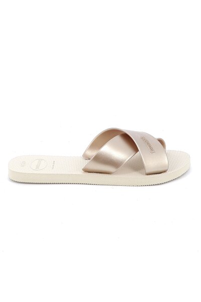 Havaianas Γυναικεία Σαγιονάρα Aqua Χρώματος Μπεζ 4148866-0121