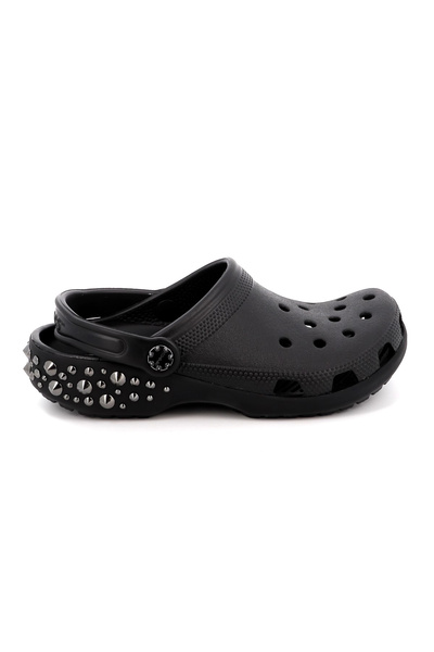 Crocs Γυναικείο Σαμπό Classic Studded Clog Ανατομικό Χρώματος Μαύρο 211596-001