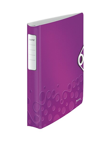 Leitz Mechanical Notebook A4 4 Rings 30mm/52mm Metallic Purple Softclick