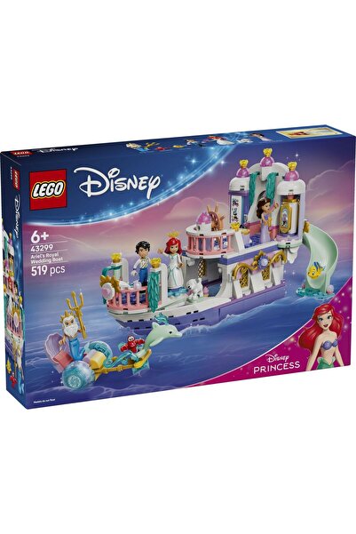 LEGO ®   Barcă regală de nuntă a Prințesei Ariel Disney 43299