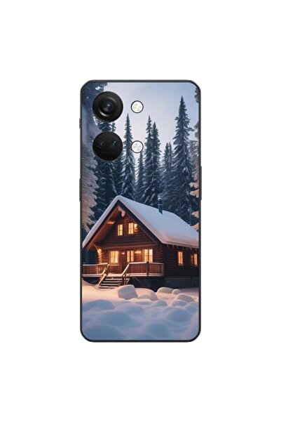 OEM Husa compatibila cu OnePlus Nord 3 Silicon Gel Tpu Model Peisaj Iarna Cabana