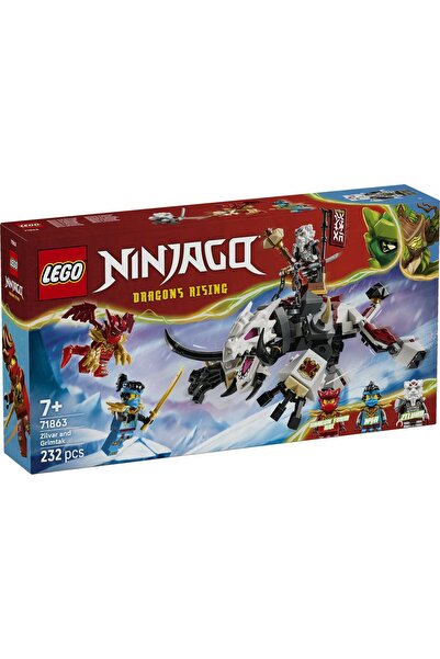 LEGO НИНДЖАГО ЗИЛВАР СИ МОНСТЪРЛ ДРАГОН ГРИМТАК 71863