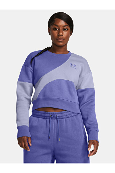 Under Armour Mikina Fleece Esențial Crop Crew-PPL