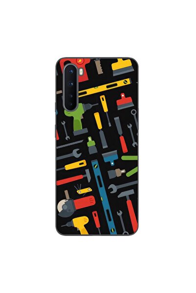 OEM Θήκη συμβατή με OnePlus Nord από σιλικόνη gel TPU με σχέδιο εργαλείων