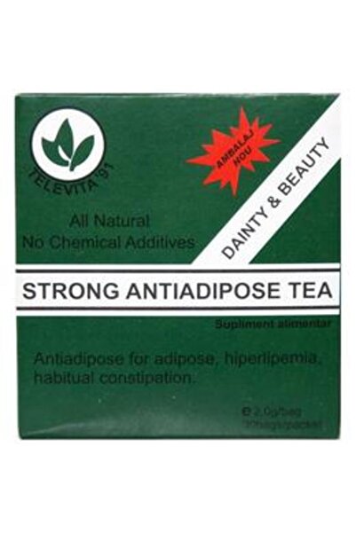 TELEVITA Ceai Antiadipos - Strong Antiadipose Tea, 30 plicuri