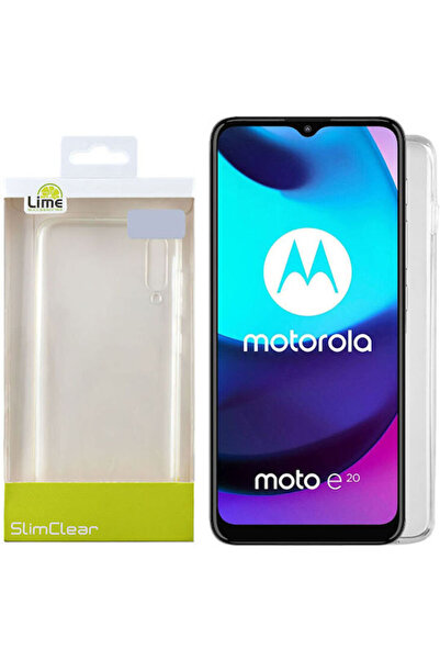 Lime&co Lime Πίσω Κάλυμμα Σιλικόνης Διαφανές (Moto E20) Κωδικός: 8359422