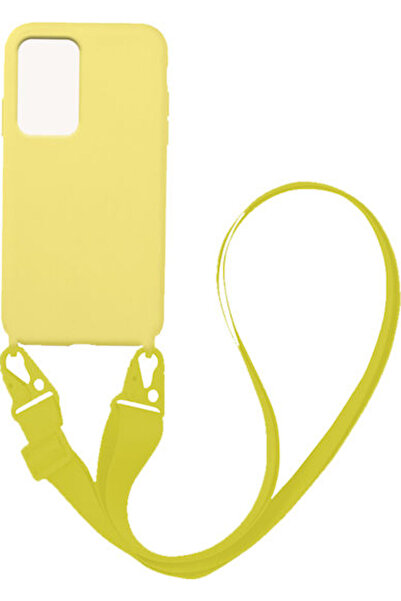 Other Sonique Carryhang Υγρή Θήκη Πλάτης Σιλικόνης 0.5mm με Λουράκι Κίτρινο (...