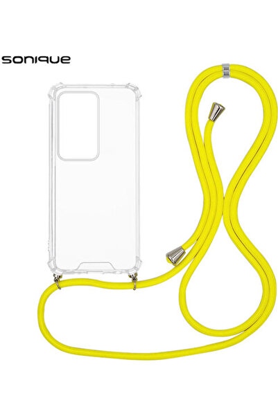 Other Θήκη Σιλικόνης με Λουράκι Sonique Armor Διαφανής Xiaomi Redmi 15 4G Red...