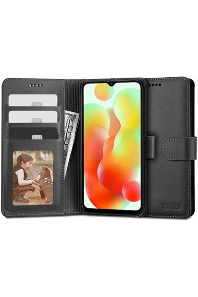 Tech-Protect Πορτοφόλι Μαύρο (Xiaomi Redmi 12C)