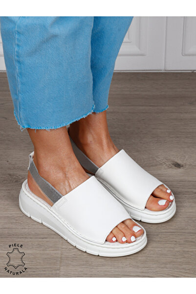 ANGEL BLUE Women 'Sandals Made of Genuine Leather with Modern Design and Elas...