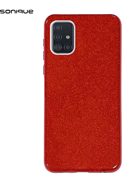 Other Σονίκ Λαμπερή Πίσω Θήκη Σιλικόνης Κόκκινη (Galaxy A51)