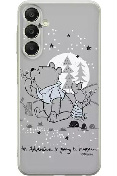 Disney Samsung Galaxy A25 5G Winnie Pooh Μερική Εκτύπωση Διαφανής Θήκη Τηλεφώνου
