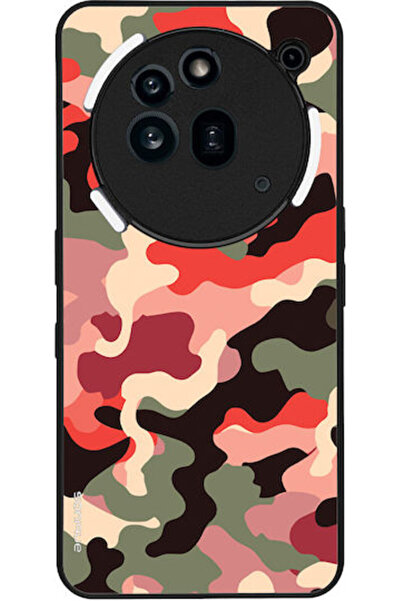 Other Σονίκ Σειρά Στρατιωτικής Καμουφλάζ Nothing Phone 3a Pro Κόκκινη Θήκη