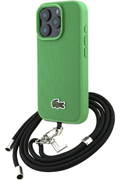 Lacoste Εμβληματική Θήκη Πλάτης Petit Pique Crossbody Cord MagSafe από Πλαστι...