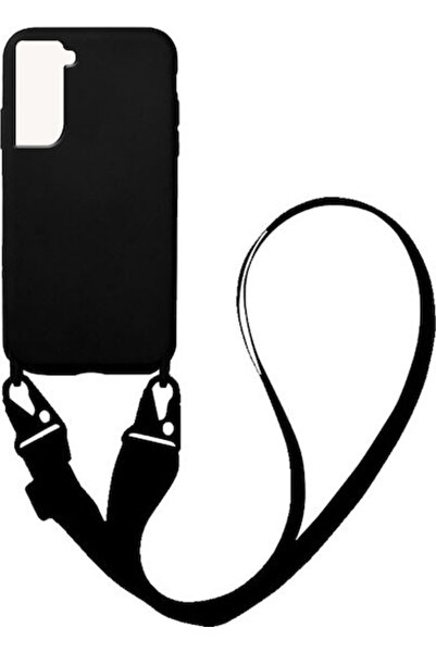 Other Sonique Carryhang Υγρή Θήκη Πλάτης Σιλικόνης 0.5mm με Λουράκι Μαύρο (Ga...
