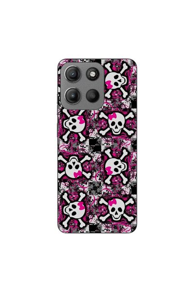OEM Husa compatibila cu Motorola Moto G15 Silicon Gel Tpu Model Pop Art Skeleton