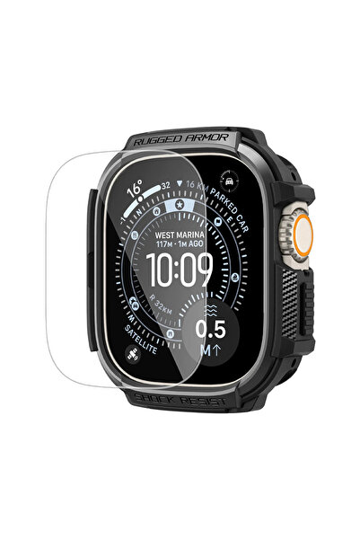 OEM Spigen - Rugged Armor + Protecție Ecran (ACS11414) - Apple Watch Ultra / ...