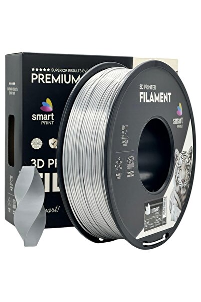 Smart Print Silk PLA Silver Filament 1.75 mm 1 kg