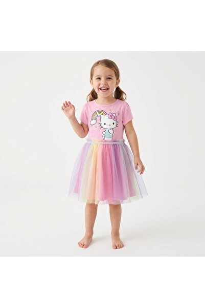 Hello Kitty Summer dress with tulle Pink