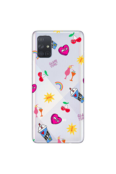 Other Samsung A71 glam time Transparent Silicone TPU Θήκη