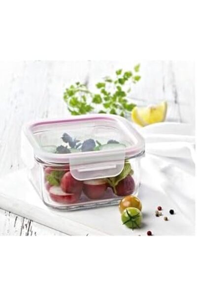 Yıldızan Tamgün Glasslock Rp535 Square Glass Storage Container, Transparent, ...