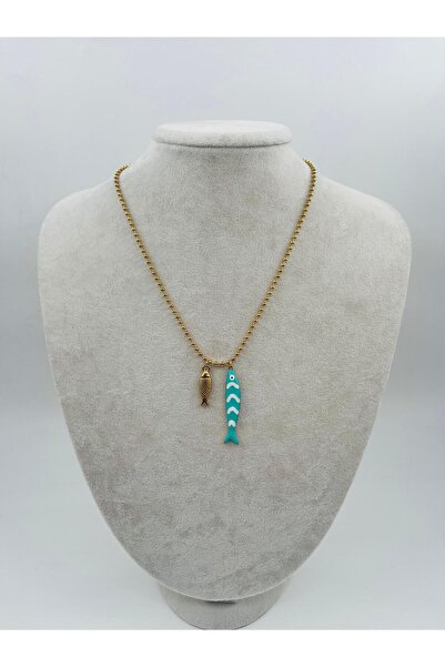 Bozhi Necklace Steel Gold Business Woman Style
