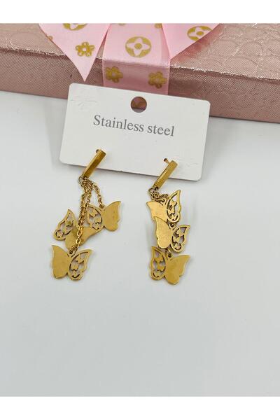 Bozhi Earrings Steel Gold Elegant Gift