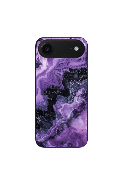 OEM Husa compatibila cu Apple iPhone Air Silicon Gel Tpu Model Abstract Purpl...