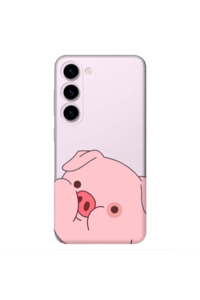 Other Samsung S23 Plus Piggy 2 Transparent Silicone TPU Θήκη