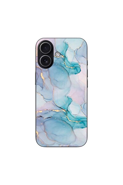 OEM Husa compatibila cu Apple iPhone 17 Silicon Gel Tpu Model Abstract Waterc...