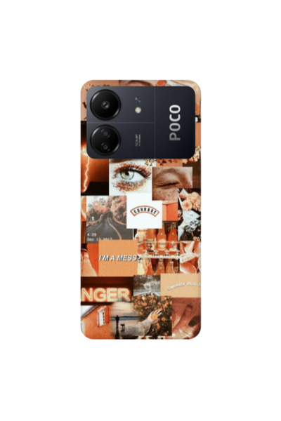 Other Xiaomi Poco C65 Peachy Haze Transparent Silicone TPU Θήκη