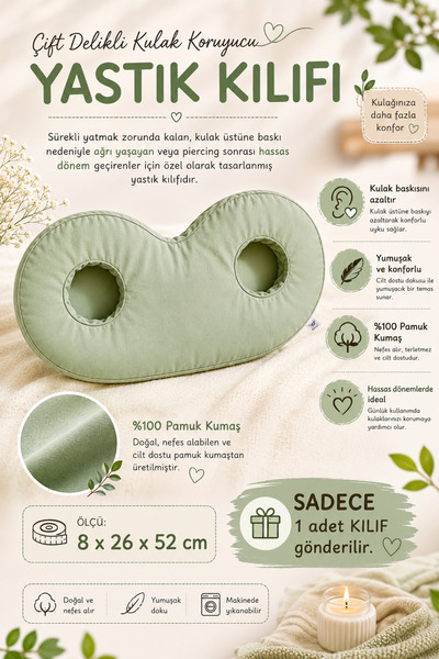 moonzy - minimalist & cozy Moonzy Oval Yastık Kılıfı - Yatan Hasta & Piercing...
