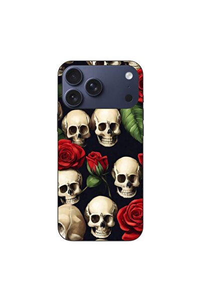 OEM Husa compatibila cu Apple iPhone 17 Pro Max Silicon Gel Tpu Model Skulls ...