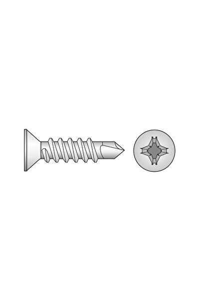 Rocast Set 500 x Surub Autoforant Cap Inecat Forma P 7504 Otel Zincat-4.2x16