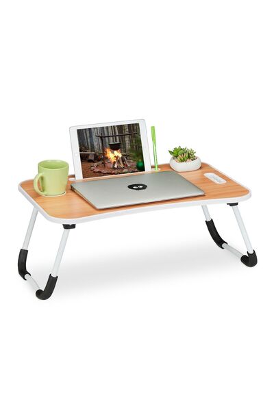 Ayawaska Masa de laptop pentru pat si canapea, pliabila, cu suport pentru tab...