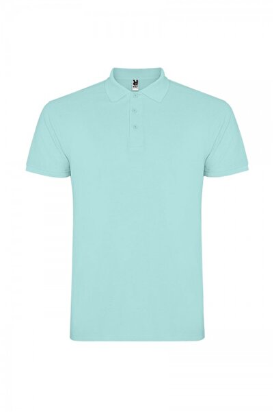 ROLY Tricou polo bărbătesc, bumbac 100%, Star, verde menta