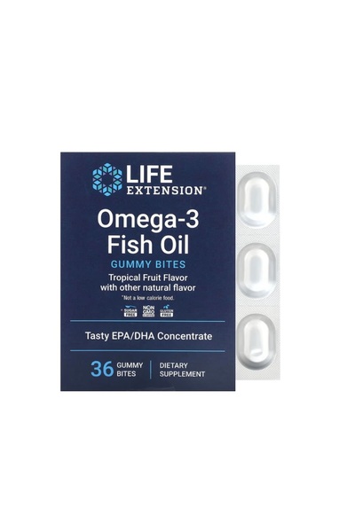 Life Extension Omega-3 Fish Oil Gummy Bites 36 gummy -