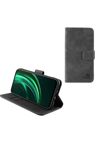 Lime&co Lime Book Συνθετικό Δέρμα / Σιλικόνη Γκρι (Realme 14 Pro Lite)