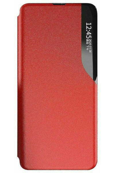 Other Ancus Smart Flip Book Συνθετικό Δέρμα Κόκκινο (Galaxy A02s) Κωδικός: 34061
