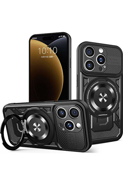 Techsuit Πίσω Κάλυμμα Σιλικόνης Μαύρο (iPhone 15 Pro Max)