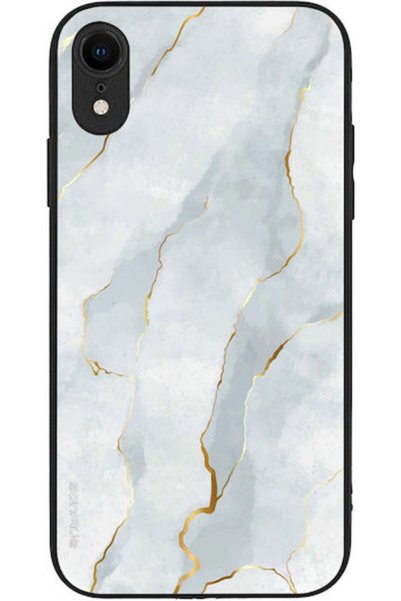 Other Sonique Μαρμάρινη Θήκη για Apple iPhone XR Λευκό 01