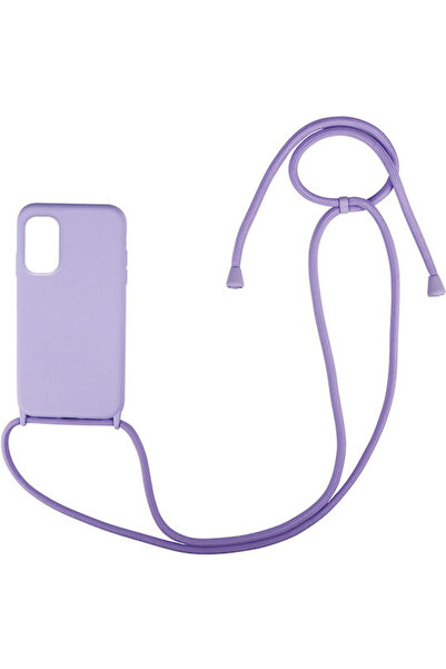Other Sonique CarryHang Πίσω Θήκη Σιλικόνης 0.5mm με Λουράκι Λιλά (Poco F3 / ...