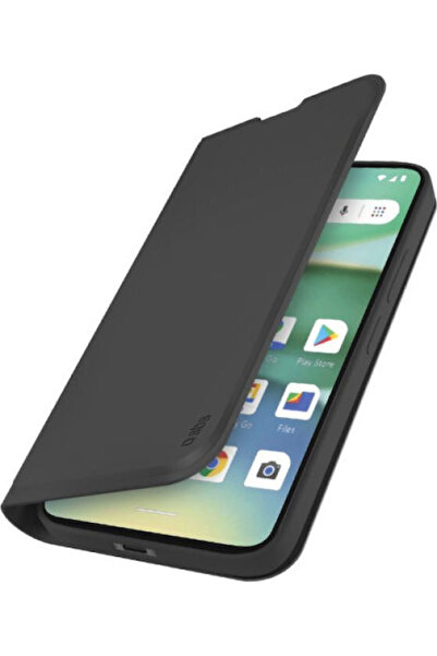 SBS Θήκη Βιβλίο Σιλικόνης / Πλαστικού Μαύρη (Redmi A5)