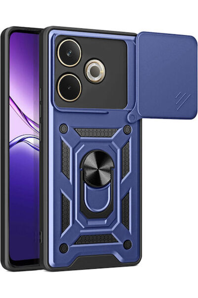 Techsuit Θωρακισμένη Πίσω Θήκη Σιλικόνης Μπλε (Oppo A5 Pro) Κωδικός: KF2348647