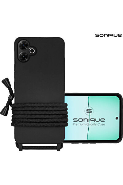 Other Θήκη σιλικόνης με κορδόνι μεταφοράς Sonique Xiaomi Redmi 13 4G Poco M6 ...