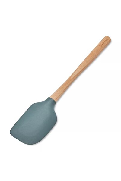 OEM Spatulă din silicon cu mâner din lemn 28cm, Multicoloră
